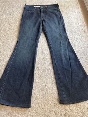 Pilcro and the Letterpress dark wash boot cut- sz 28